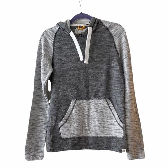 NWOT Free Planet charcoal and light gray hoodie. - Picture 1 of 6